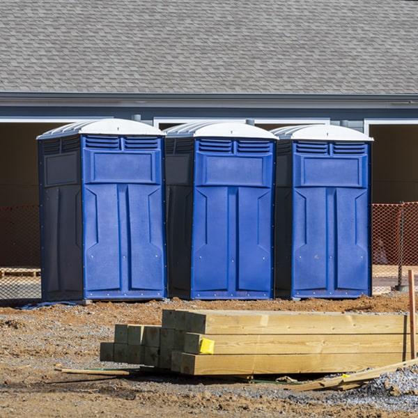 is there a specific order in which to place multiple portable restrooms in Winona